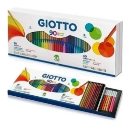 SET GIOTTO 90pcs  50 LAPICES STILNOVO + 40 MARCADORES