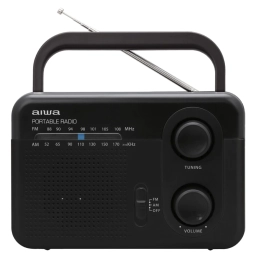 RADIO ANALOGA portatil AM-FM a pilas y corriente AW-FML4