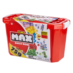 MAX - CAJA RECREATIVA CON 759 PIEZAS ZURU