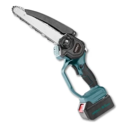 MINI MOTOSIERRA INALAMBRICA 20 CM. 2 BATERIAS XION