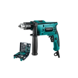 KIT TALADRO PERCUTOR 650W + 95 ACCESORIOS XION