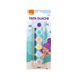 Set de Tmpera BRW Sea x6 colores con pincel