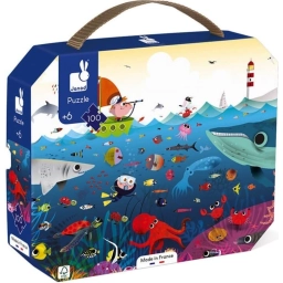 Puzzle Maletn Debajo del Agua Janod 100pcs