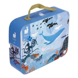 Puzzle Maletn Ocano 100 Piezas Janod