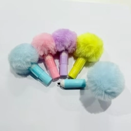 Resaltadores con sello y pompn BRW