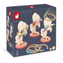 Juego de Lanzamiento de Anillos Applepop Janod