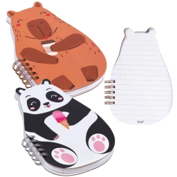 Libreta BRW Zoo 10x15cm 80 hojas