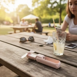 Ventilador Porttil IBI CRAFT 3 en 1 | Ventilador, Linterna y Cargador