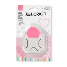 PERFORADORA DE ESQUINAS IBI CRAFT, CON 3 DIFERENTES APERTURAS DE CORTE RECTO
