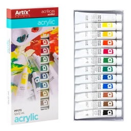 Pinturas acrlicas x12ml Artix