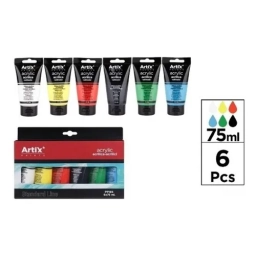 Pintura Acrlica Artix 6 x75ml