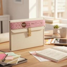 Carpeta IBI CRAFT portadocumentos smil cuero a4