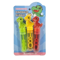 Burbujero en blister x3 dinosaurios