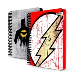 Cuaderno 1/2 ofico tapa dura licencias Liga de la Justicia