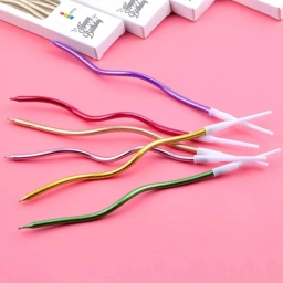 VELAS  DE CUMPLEAOS ONDAS X6