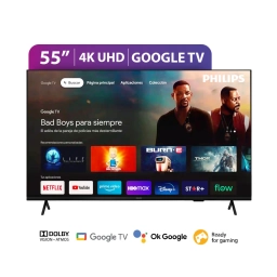 Smart TV PHILIPS 55" Google TV LED 4K UHD