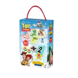 Juego Educativo Toy Story 2 en 1 – Suma, Memoria y Ordena para Niños