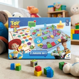Juego de Mesa Toy Story 2 en 1 Disney – Encuentra a Jessie y Carrera de Juguetes