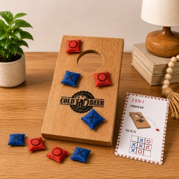 Juego de Madera 2 en 1 Embocar y Ta Te Ti � Juego Educativo Infantil