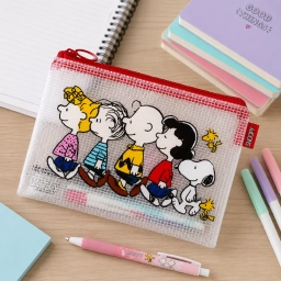 Sobre con cierre zipper Snoopy MAW Mooving a5