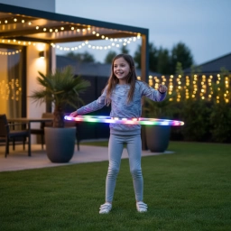 Hula Hula con Luz LED | Aro Luminoso para Ni�os, Juegos y Ejercicio